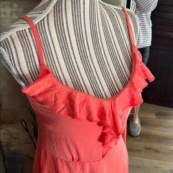 NWT. Patagonia, size M, Kamala Strapless Coral Dress - Picture 7 of 10